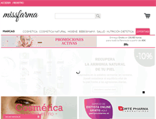 Tablet Screenshot of missfarma.com